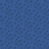 This and That Navy fabric from the Sunprints 2025 Collection by Alison Glass, featuring intricate geometric and floral designs in deep navy and midnight blue tones.