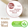 Sew Simple Super-Soft 100% Wool Wadding 90" wide cut to length