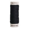 Aurifil 8wt cotton thread in Very Dark Grey (colour 4241), wooden spool