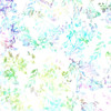 A myriad of iridescent leaves in a whirl of colours on Hoffman Fabrics' batik textile.