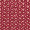 Andover Fabrics Wildflower Cottage Scatter Garden Crimson—crimson red with pink, buttercream and taupe ditsy floral sprigs cotton print. Andover Fabrics Wildflower Cottage Scatter Garden Crimson—crimson red with pink, buttercream and taupe ditsy floral sprigs cotton print.