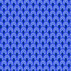 Zander in Cobalt fabric with repeating scalloped geometric arches in layered deep blue tones
