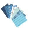 Friday Night After Hours fat quarter bundle with blue and aqua fabrics from the Karen Lewis Friday Night collection.