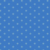 Cerulean Flower Box fabric with cerulean blue background, geometric floral motifs