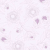 Andover Fabrics Color Me Whispered Protea Whisper Periwinkle cotton fabric with line-drawn protea flowers and soft purple-blue accents