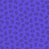 Captivating Violet Skull PrintFabric: Tainted Love in Fig by Libs Elliott