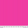Tiny Stripes in Mystic by Tula Pink for FreeSpirit Fabrics featuring fine purple vertical stripes on a vibrant pink background from the True Colors collection.