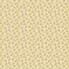 Close-up of Bloom Burst Cream fabric from Andover Fabrics’ Meadow Walk collection, featuring pink and golden wildflowers on a soft cream background.