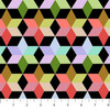 Northcott Cozy Christmas Collection Starlight Attic quilting fabric with ruler to show scale