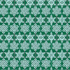 Northcott Cozy Christmas Collection Paperflakes Mint quilting fabric featuring white hanging snowflake ornaments on a mint green background.