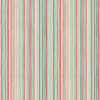 Makower UK Country Christmas Fine Stripe Light quilting fabric featuring narrow festive stripes in red, green, cream and beige on a white background