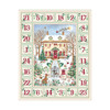 Country Christmas Green Advent Calendar completed look by Makower UK