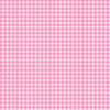 Nutex Smitten Chicken Daisy Gingham Pink cotton fabric with a small pink and white gingham check and tiny white daisy motifs
