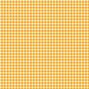 Andover Fabrics Ghostly Garden Bitty Gingham Orange cotton fabric with a small-scale bright orange and white check pattern