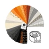 Nightfall by Andover Fabrics 2.5 inch strip roll with 40 pre-cut black, orange, grey and cream quilting fabric strips