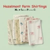 Hazelmont Farm Shirtings by Max and Louise featuring vintage inspired animal and floral quilting fabrics