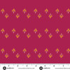 Andover Fabrics Winged Garden Pink Petal Dewdrop fuchsia fabric with dewdrop design with ruler