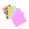 Pretty Spooky Ghostly Garden five-piece fat quarter bundle with pink skeletons, spiders, pink and green gingham and colourful Halloween prints