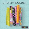 Ghostly Garden promotional image for the fabric collection by Andover Fabrics