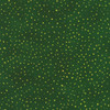 Robert Kaufman Holiday Flourish Speckles in Evergreen cotton fabric with scattered metallic gold speckles on a deep evergreen green background