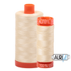 Aurifil Light Lemon 50WT Quilting Thread 2110 2 sizes