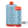 Light Grey Turquoise 50WT Quilting Thread 2805 2 Sizes