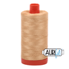 Aurifil Ocher Yellow 50WT Quilting Thread 5001