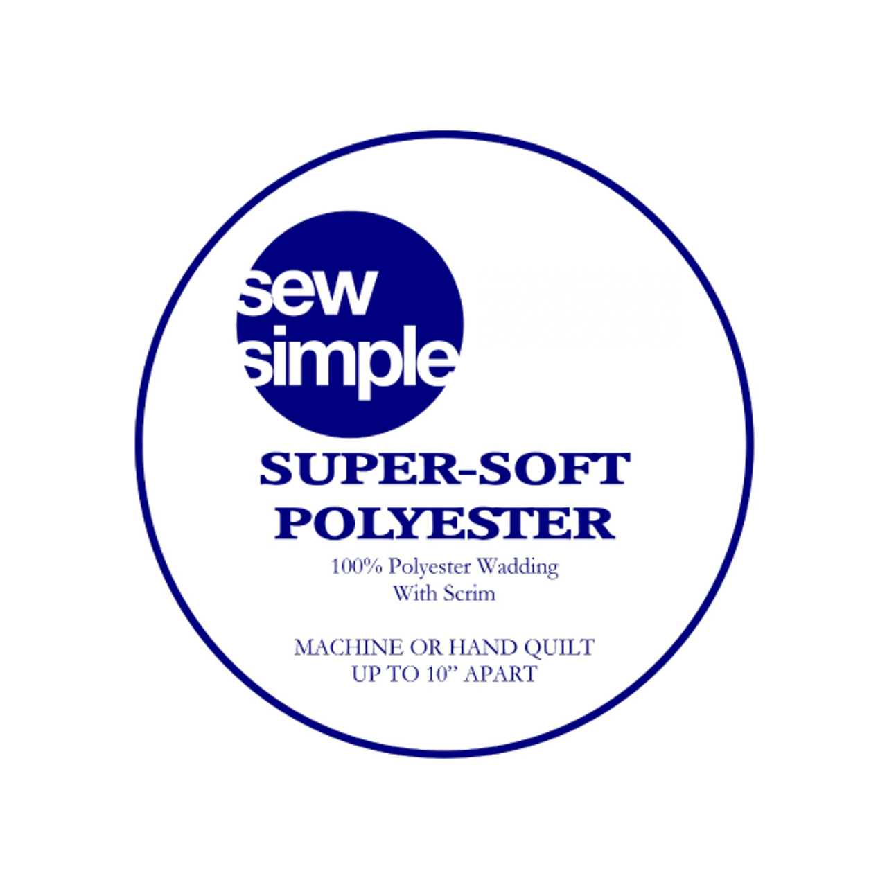 Sew Simple Super-Soft 100% Polyester Wadding remnants