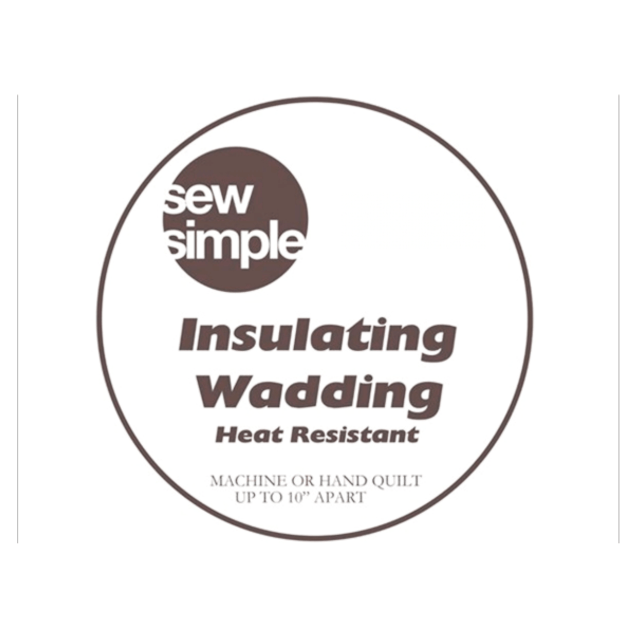 Insulating Wadding remnants by Sew Simple