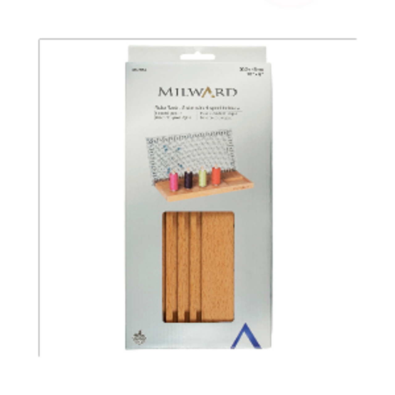 Milwark 6 Slot Ruler Rack with Storage in package