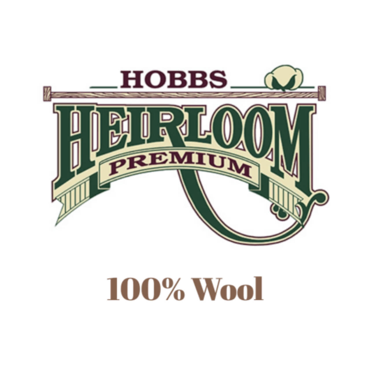Heirloom Premium 100% Natural Wool Wadding