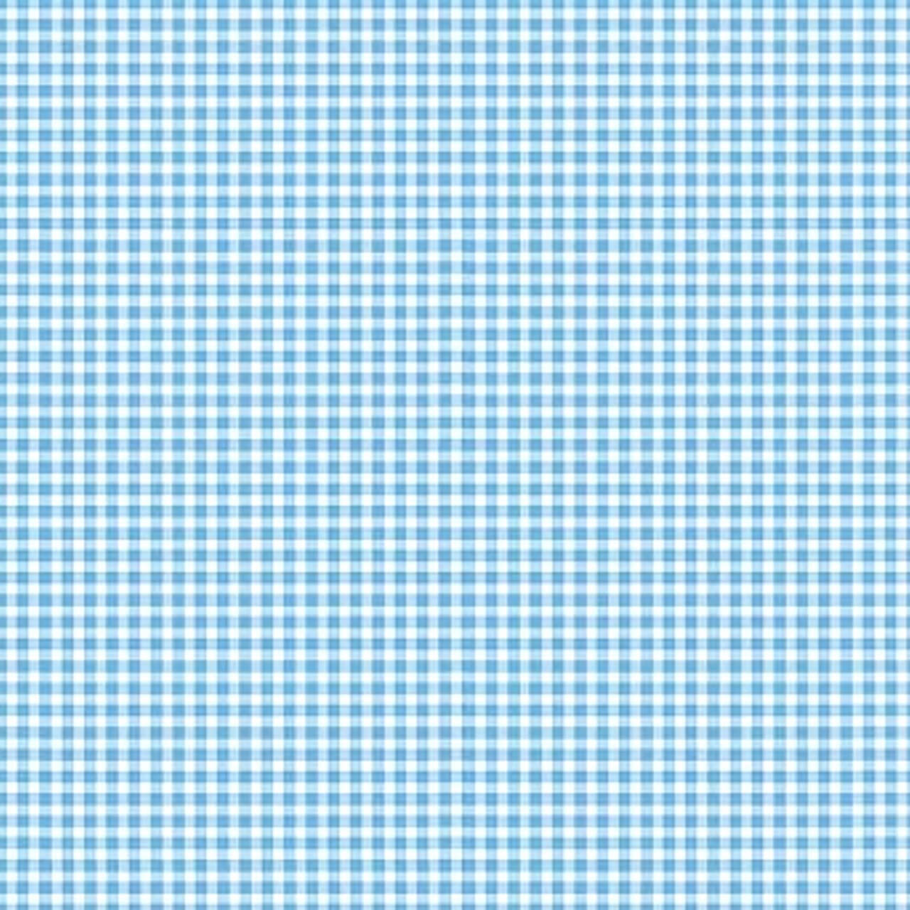 Light Blue from Makower's Gingham collection.