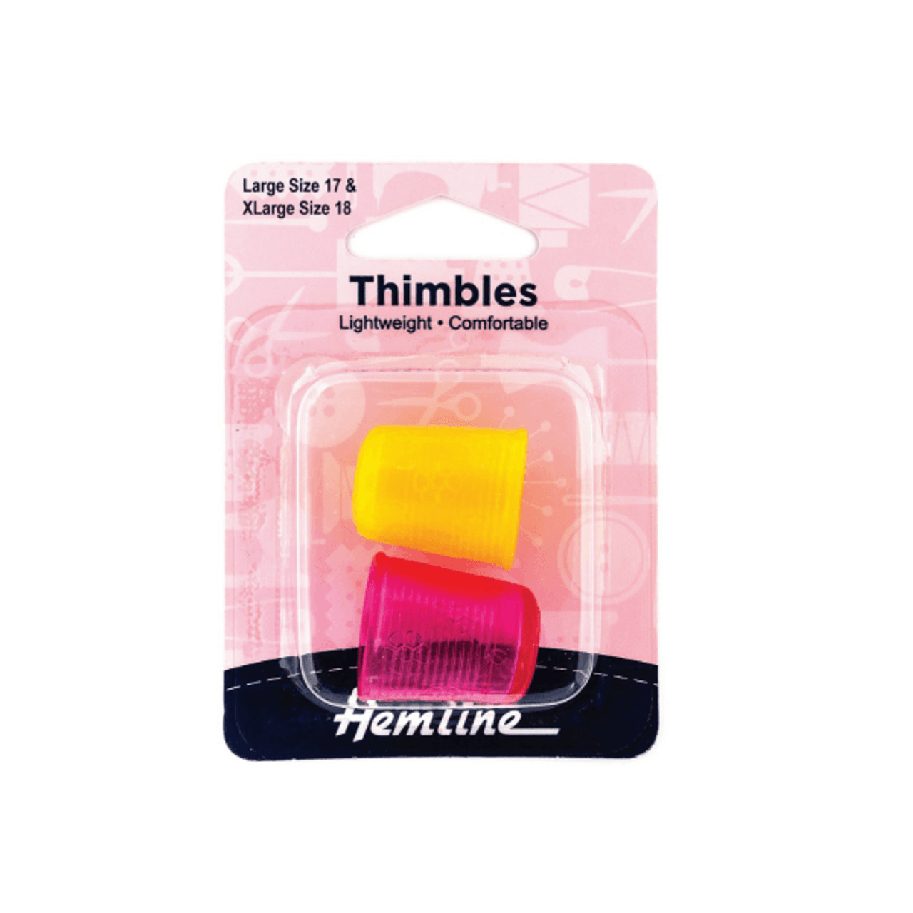 Comfortable Lightweight Thimbles | 2 Sizes (L & XL)