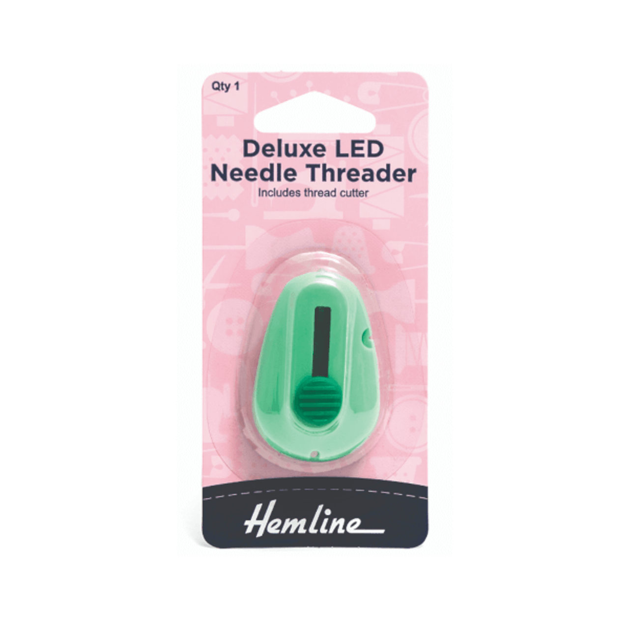 Deluxe LED Needle Threader with Thread Cutter