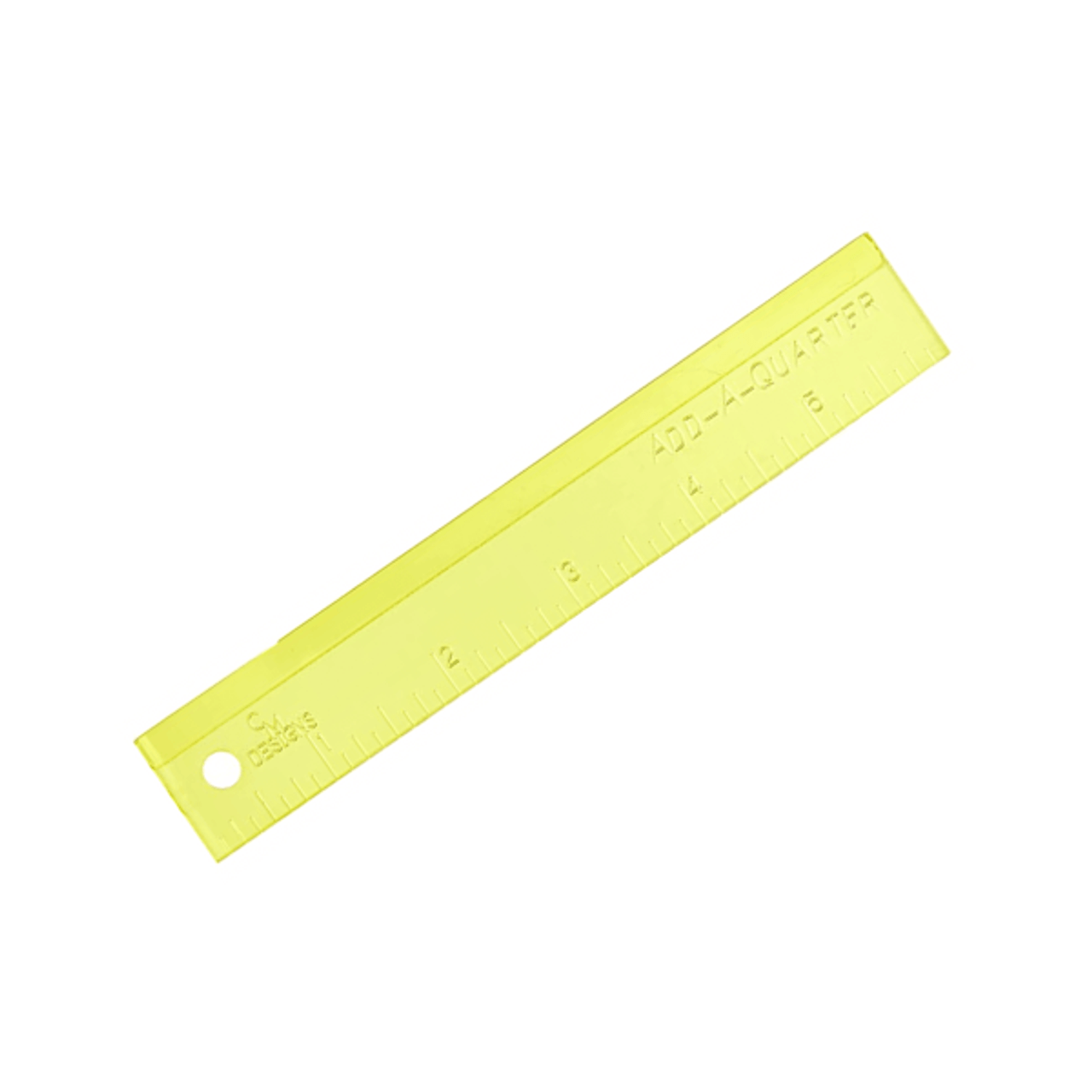 Add-A-Quarter Ruler 6 Plus - Yellow