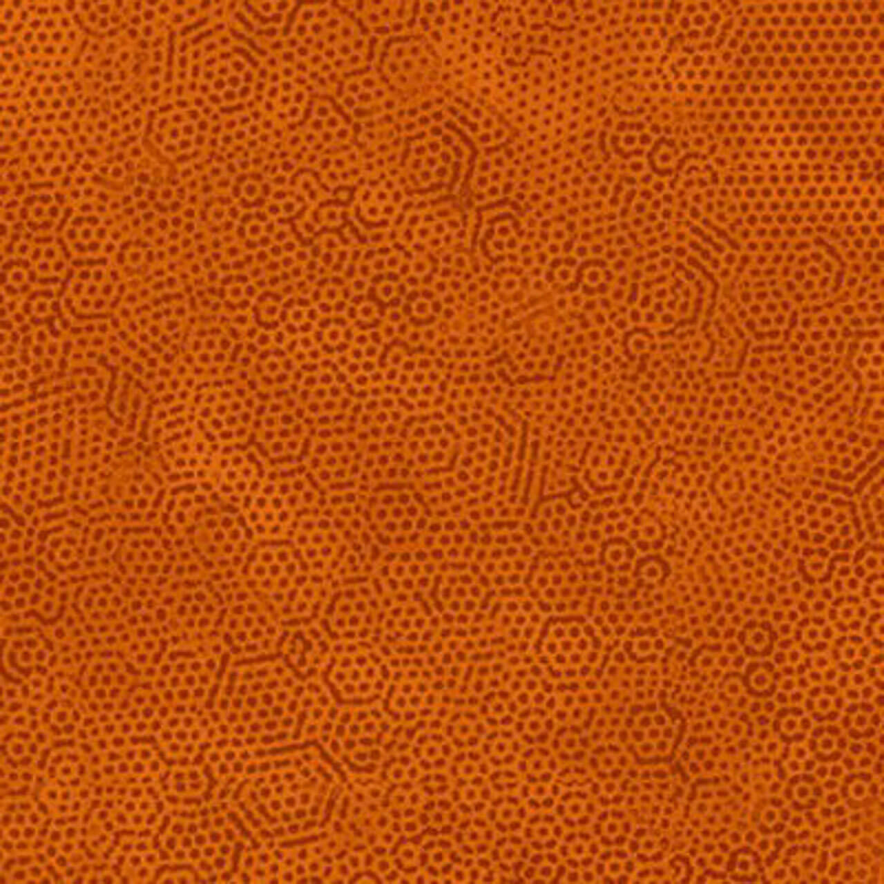 Close up Sample of Andover Fabrics Dimples Collection in Rust