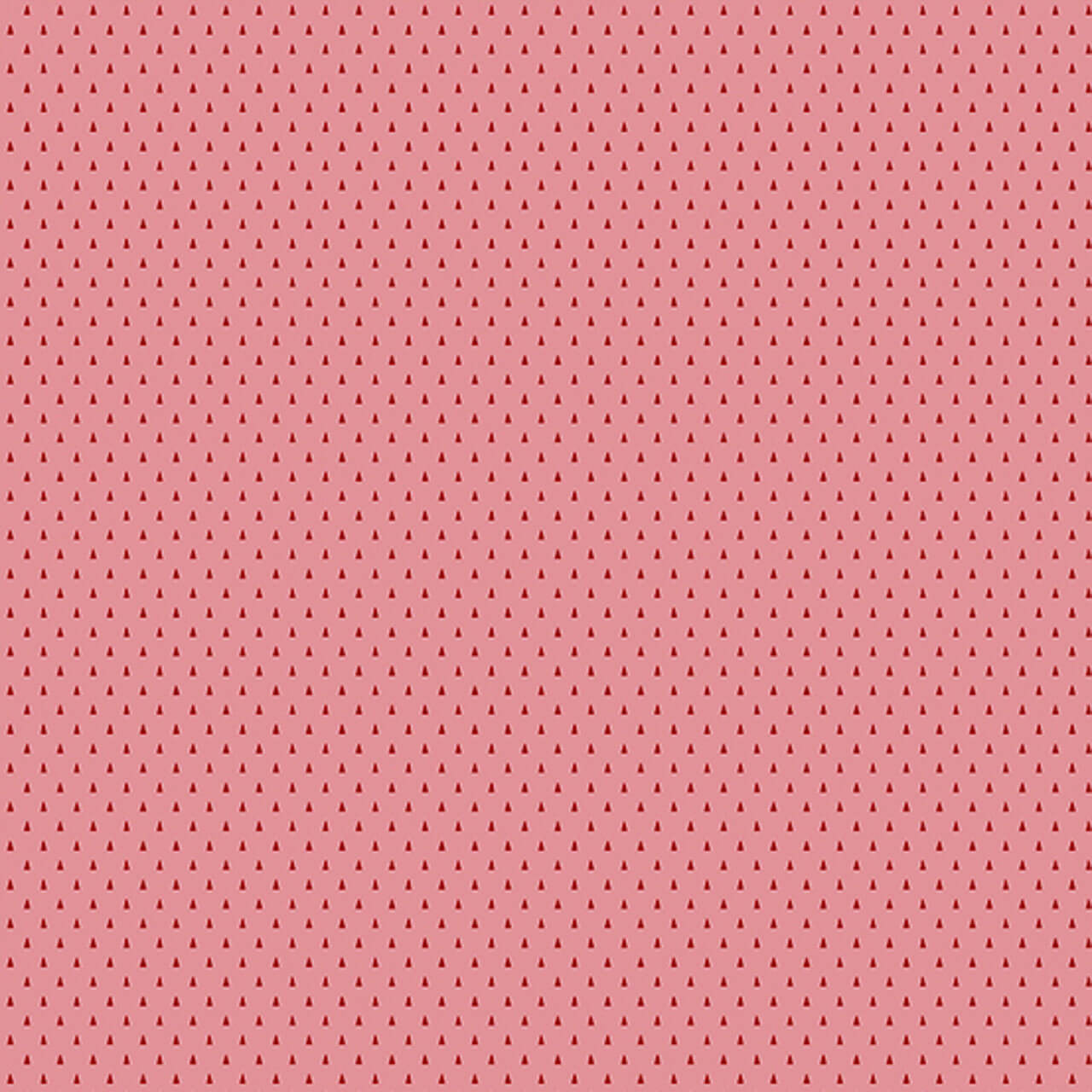 100% cotton 'Tiny Triangles in Rose' fabric from Andover Fabrics' Jewel Box collection, displaying a pattern of small pink triangles.