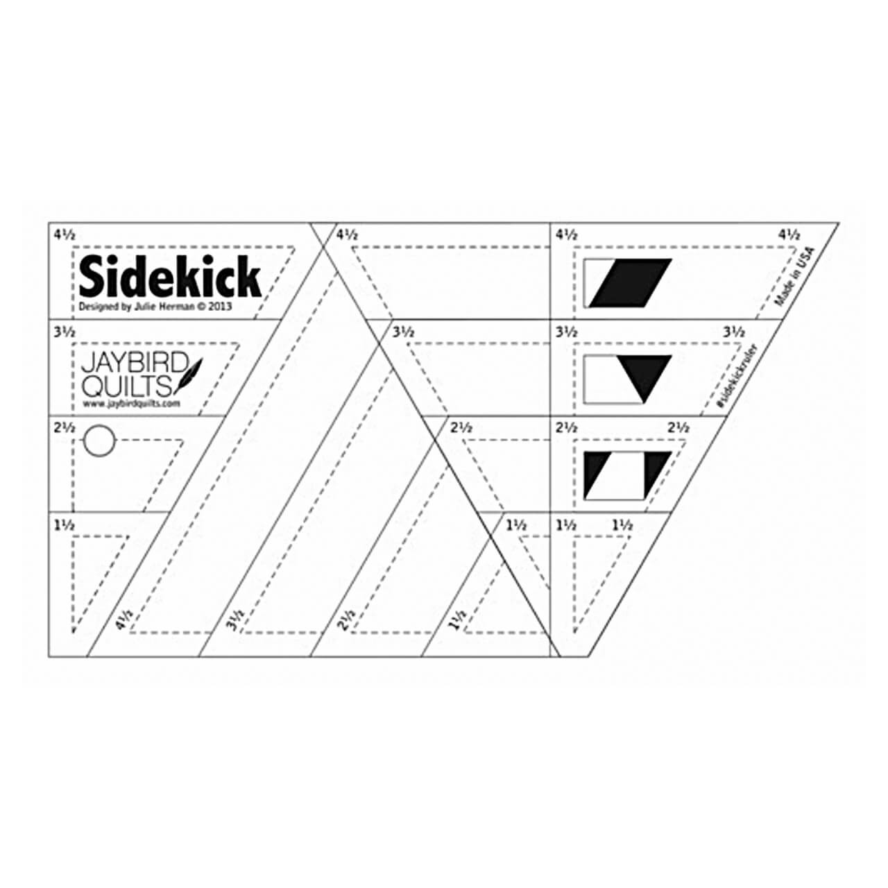 Image of the sidekick ruler without packaging
