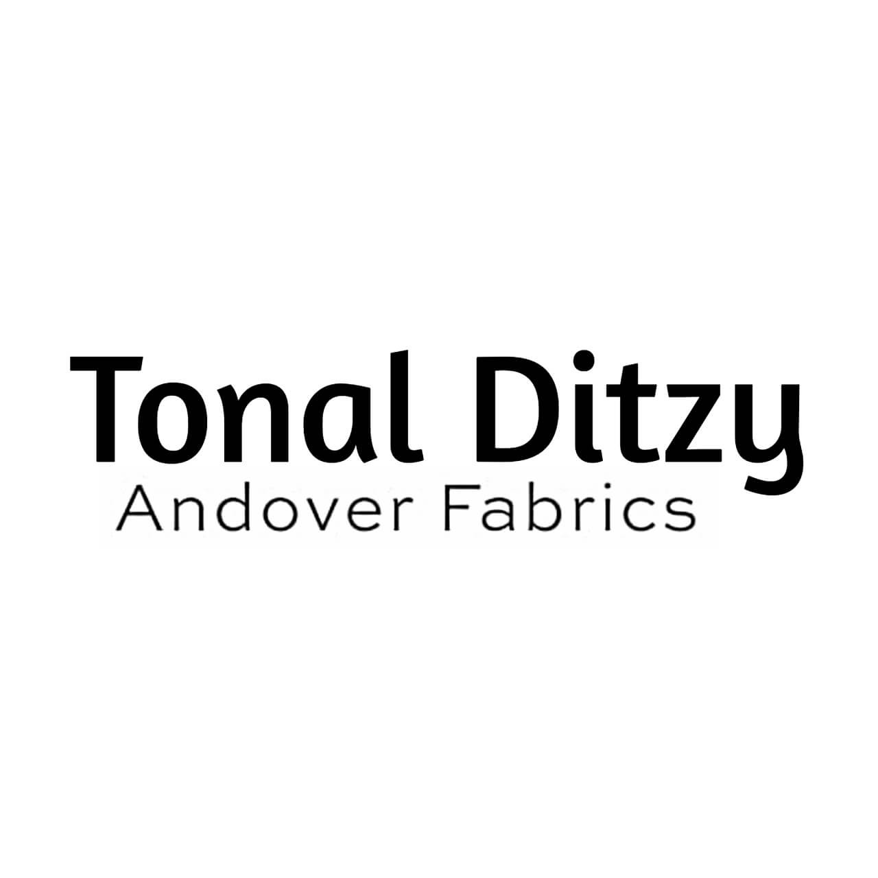 Tonal Ditzy fabric collection logo