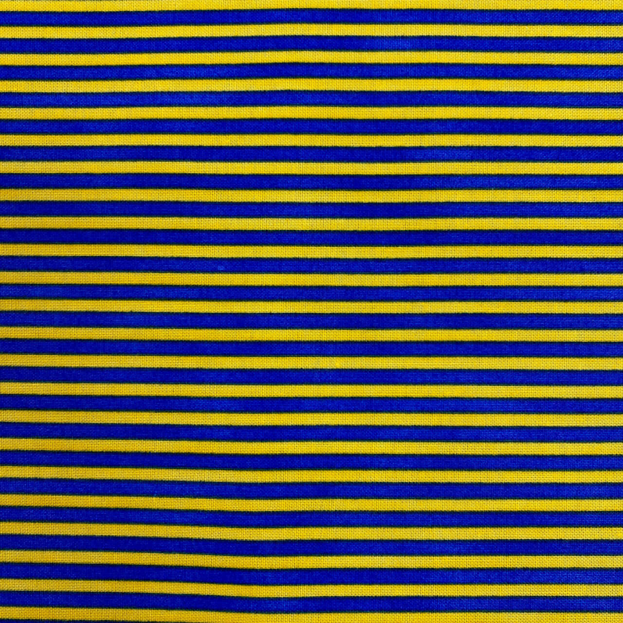 Navy blue and yellow striped fabric from the Graphix collection by Paintbrush Studios.