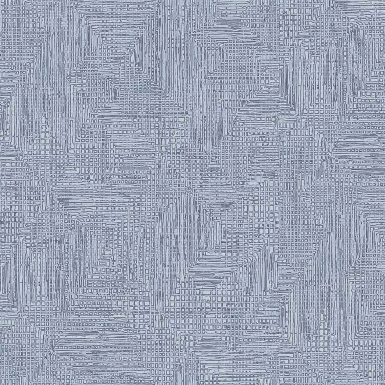 P&B Textiles Grass Roots in Blue Grey 108 inch wide back cotton fabric with hand-drawn linear geometric texture in slate/steel blue-grey