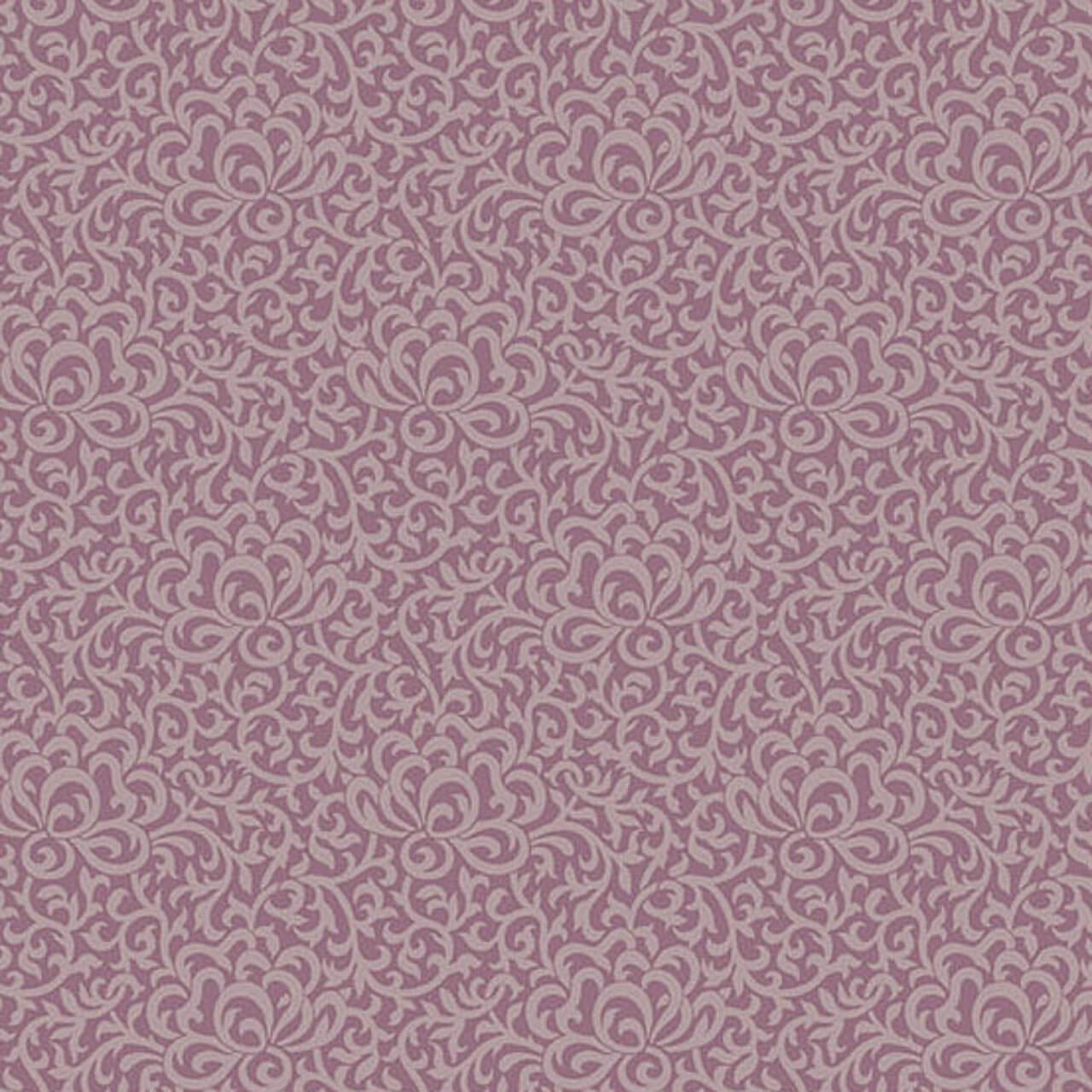 Andover Fabrics Wildflower Cottage Garden Gate Violet fabric — violet/lavender damask trellis scroll motif quilting cotton. Andover Fabrics Wildflower Cottage Garden Gate Violet fabric — violet/lavender damask trellis scroll motif quilting cotton.