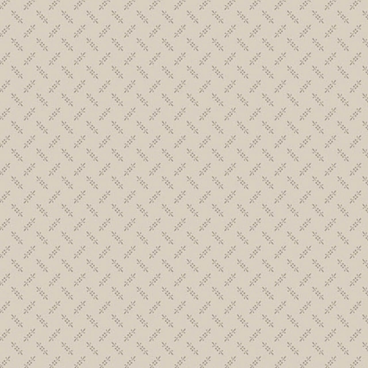 Andover Fabrics Wildflower Cottage Fern Moss Cloud—cloud grey with tonal lattice sprigs cotton print. Andover Fabrics Wildflower Cottage Fern Moss Cloud—cloud grey with tonal lattice sprigs cotton print.