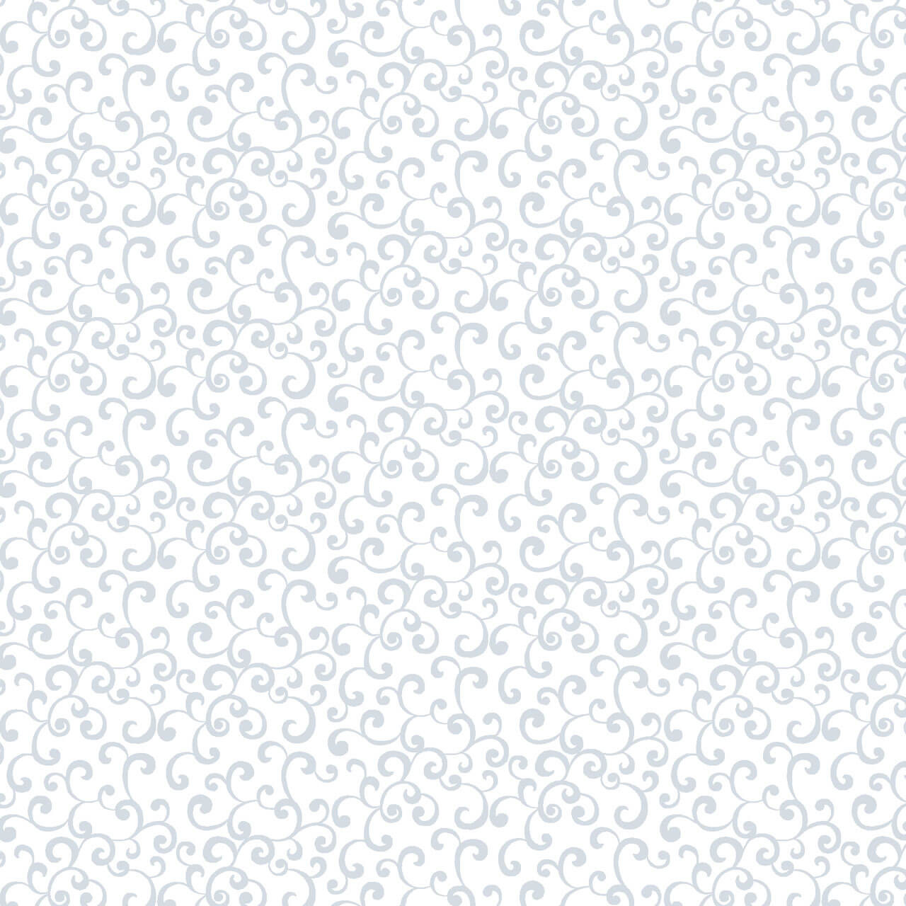 Henry Glass Quilter's Flour III Scrolls fabric white  white swirl scroll cotton print