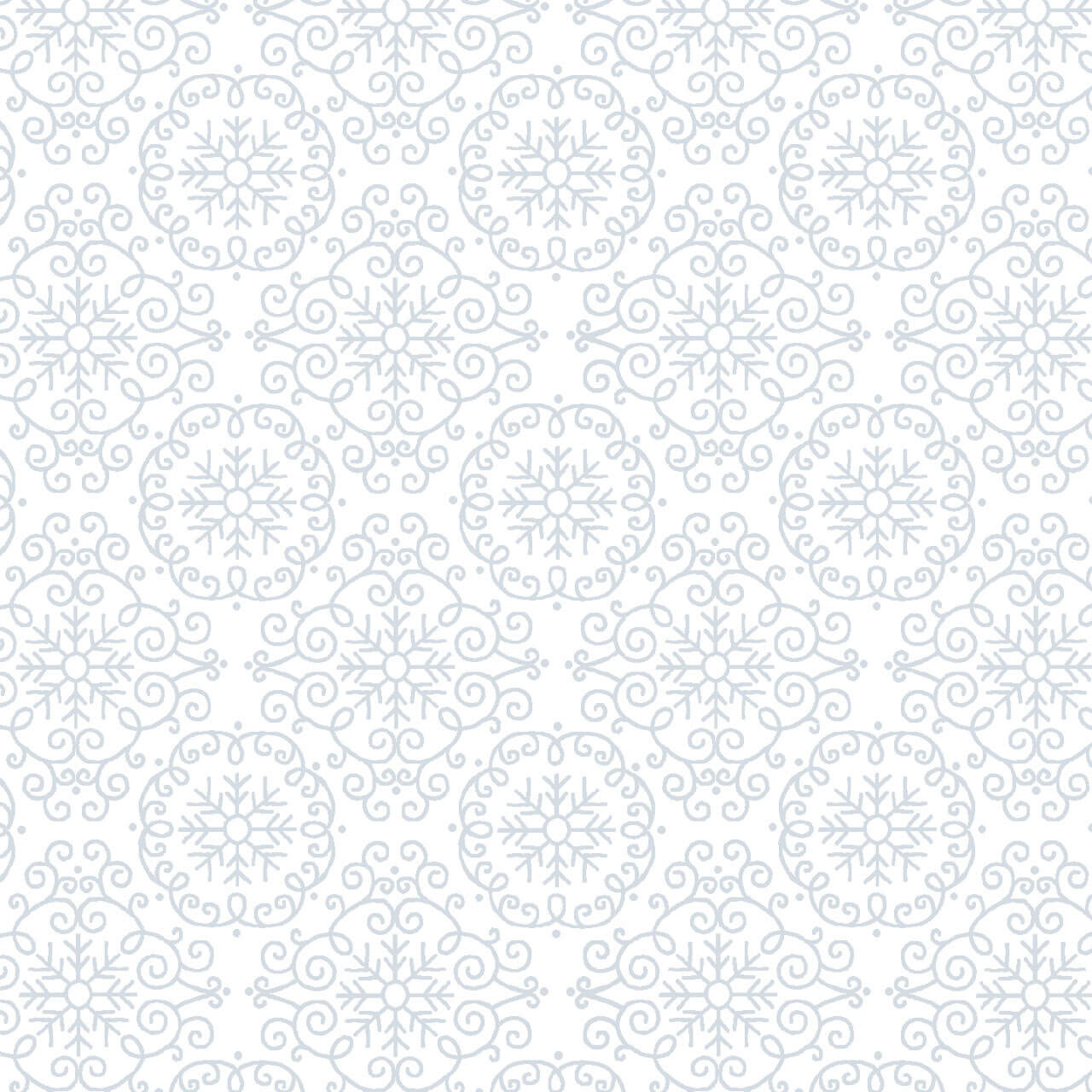 Henry Glass Quilter's Flour III Rosette fabric white  white medallion floral cotton print