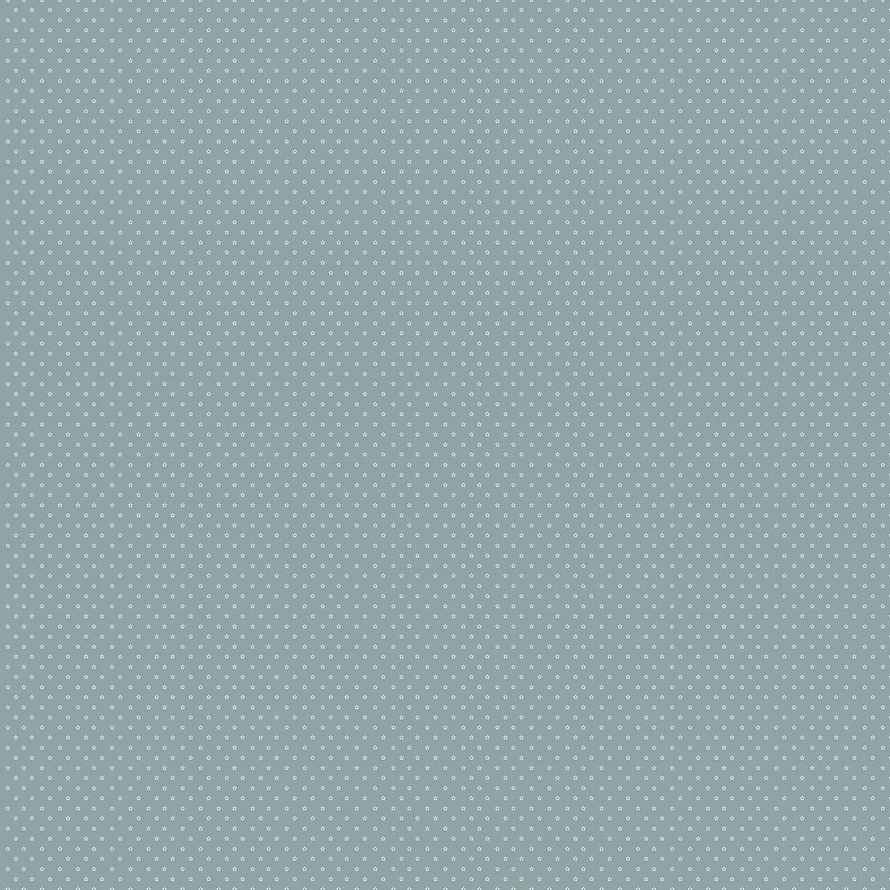 Northcott Nest Stars - Basil fabric featuring tiny white geometric star motifs on soft basil green Japanese quilting cotton