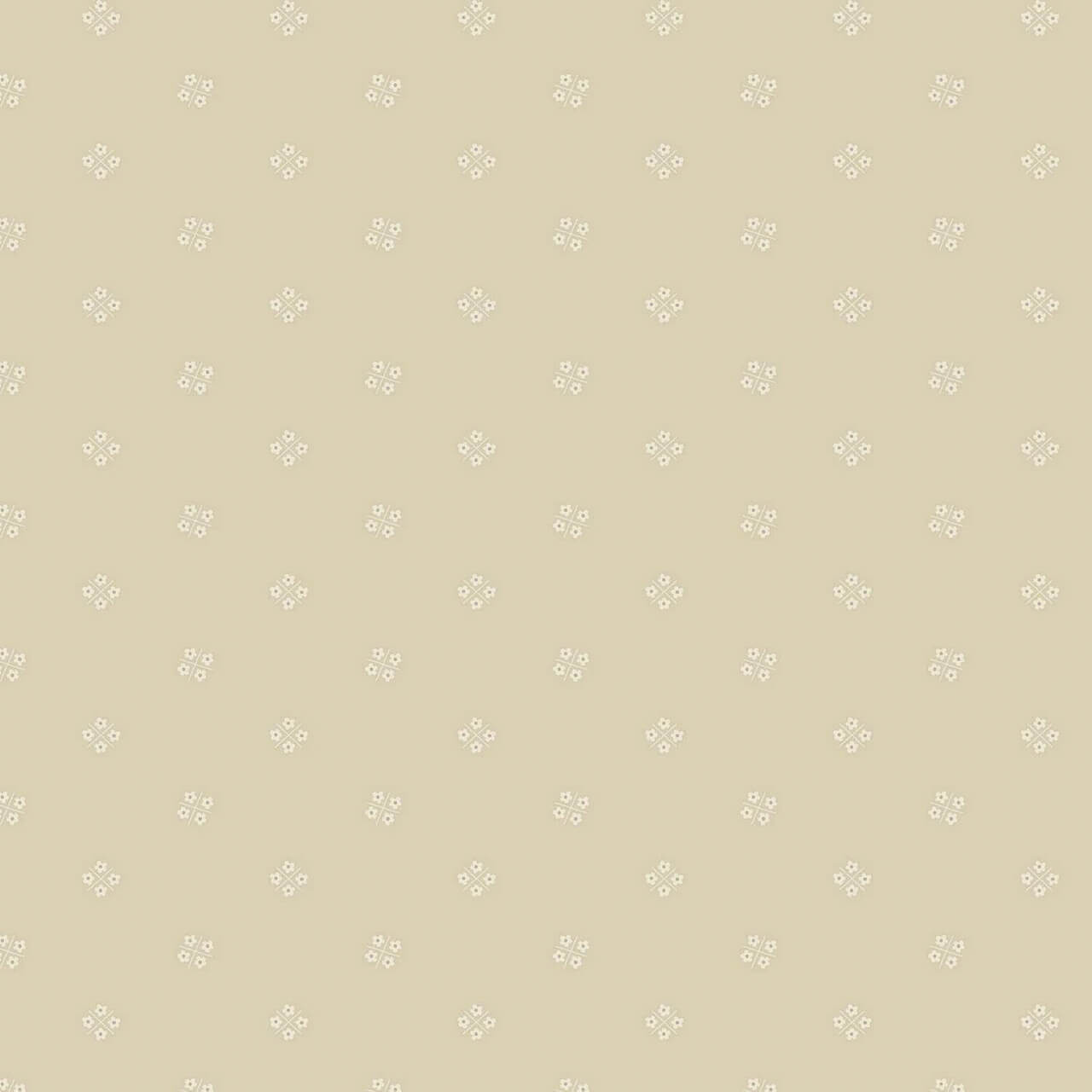 Sand Flower Box fabric with sand background, floral box motifs