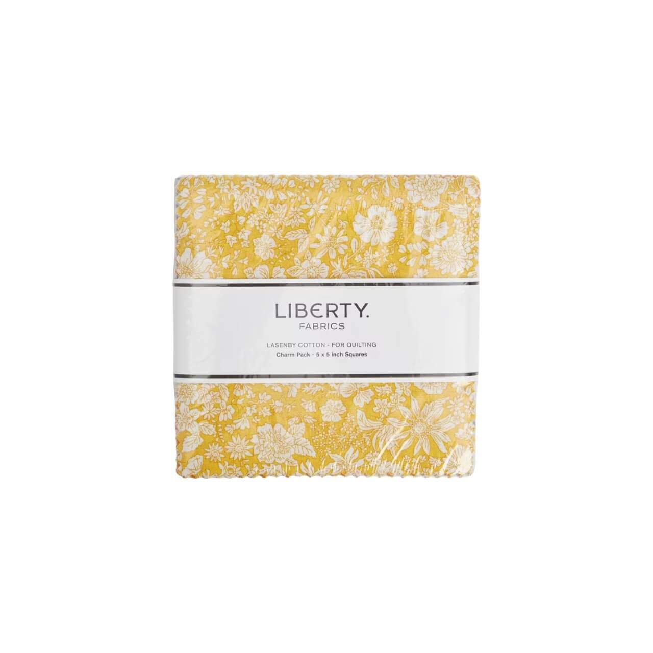 Emily Belle Lasenby Cotton 5 inch Charm Squares by Liberty Fabrics containing 40 coordinating floral fabric squares