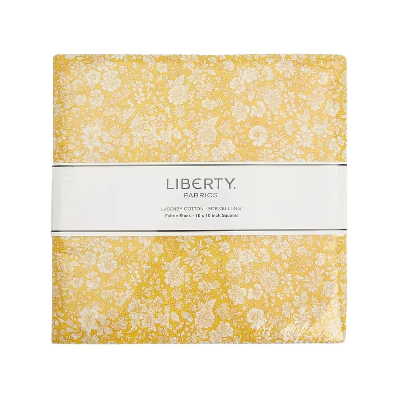 Emily Belle Lasenby Cotton 10 inch Fabric Squares by Liberty Fabrics containing 40 coordinating floral fabric squares