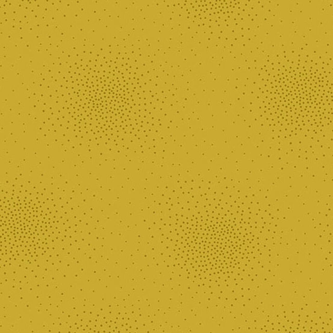 Andover Fabrics Spritz 2 Turmeric fabric in a rich golden yellow with softly scattered tonal dot clusters
